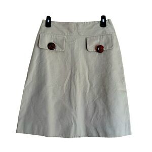 🌸 3/$25 AKA New‎ York~Retro Mod A-Line Skirt. Khaki Tan Size Medium